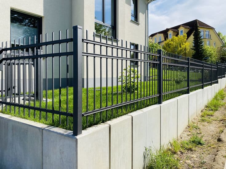 Modern Aluminium Fencing